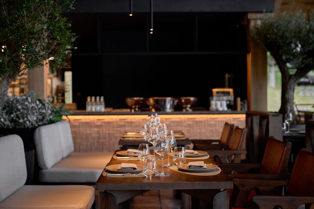 Oléa dining restaurant with elegant interiors offering a gourmet dining experience.